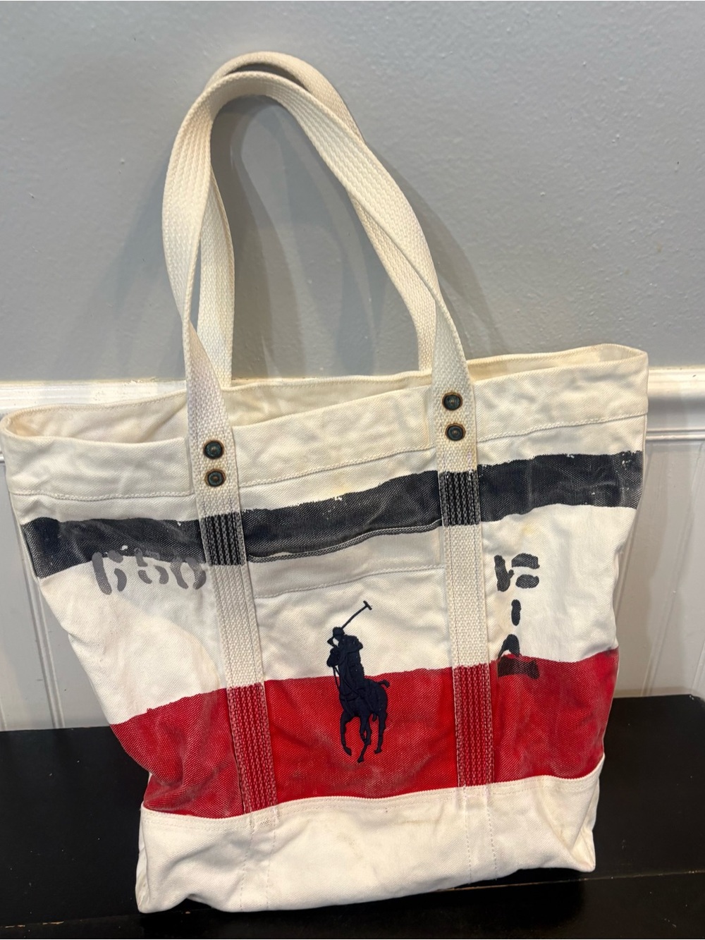 Vintage 90s Big Pony Vintage Ralph Lauren
Canvas Tote